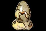 Polished Septarian Egg with Stand - Madagascar #118137-2